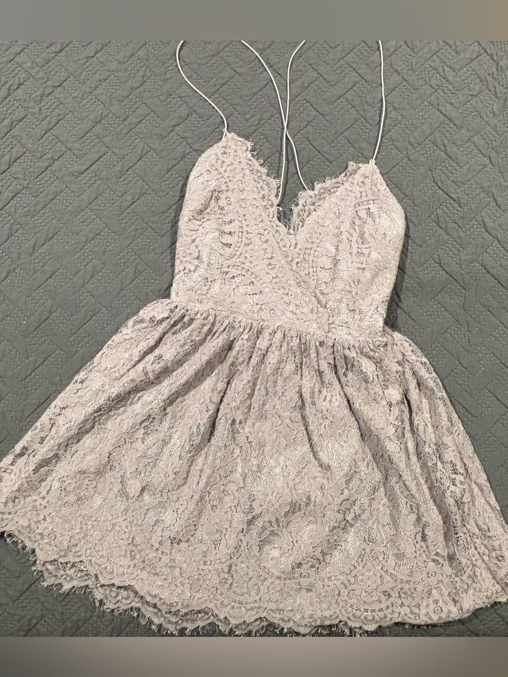 Tobi Lace Spaghetti Strap Chemise - Mauve